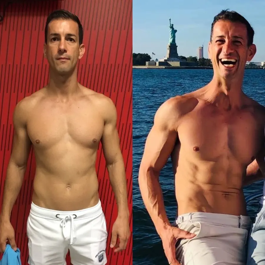 Client before and after transformation 1