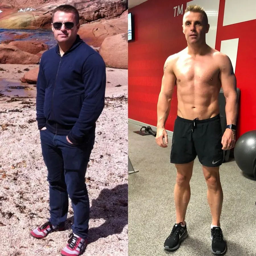 Client before and after transformation 3