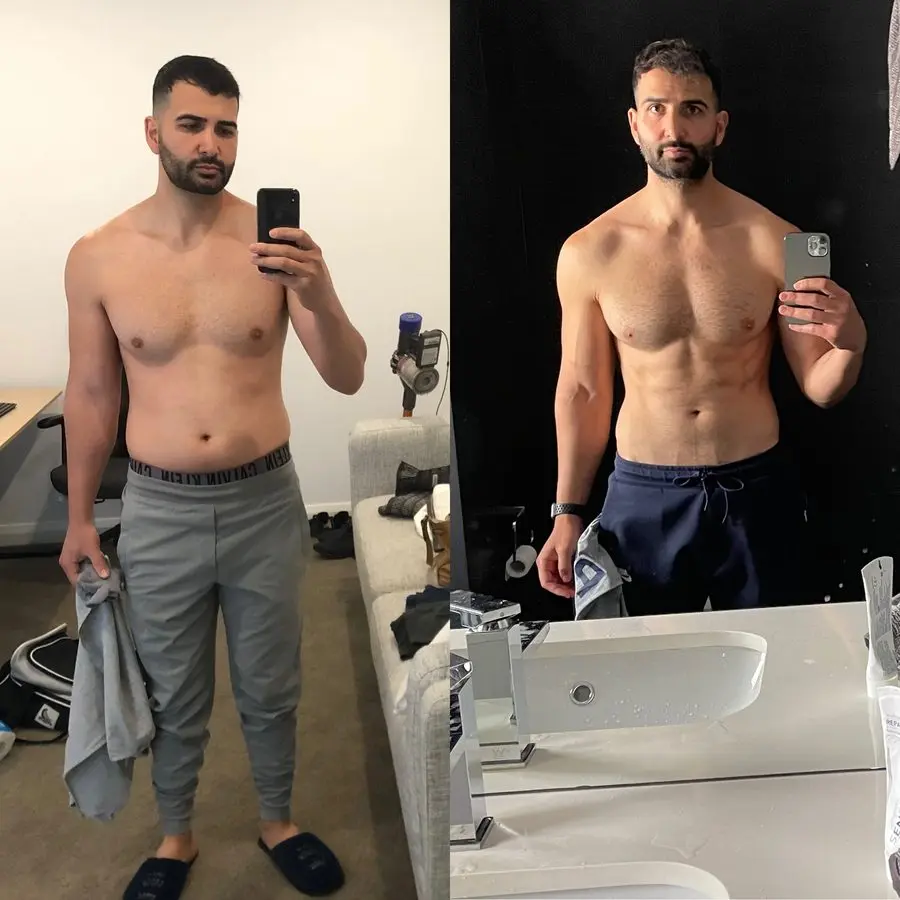 Client before and after transformation 6